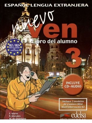 Nuevo Ven 3. Libro del Alumno (+ Audio CD) фото книги
