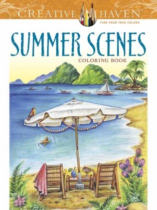 Summer Scenes. Coloring Book фото книги