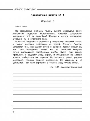Русский язык. Проверочные работы и контрольные задания. Первое и второе полугодия. 3 класс фото книги 12