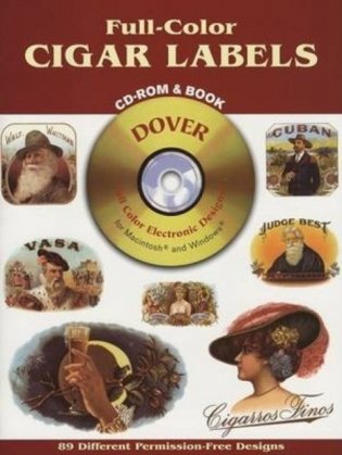 Full-Color Cigar Labels CD-ROM and Book фото книги
