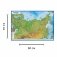 Физическая карта России 1:14,5 М, 60х41 см (капсульная ламинация) фото книги маленькое 3