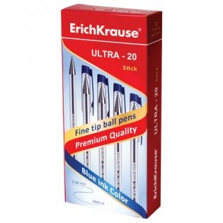 Комплект шариковых ручек "Ultra-20", узел 0,7 мм, синяя (12 ручек в комплекте) (количество товаров в комплекте: 12) фото книги 2