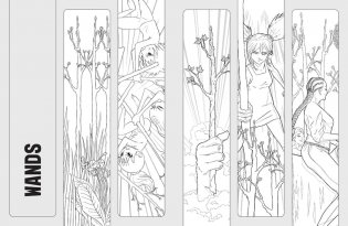 Manga Tarot: a Colouring Book фото книги 9