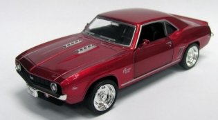 Коллекционная игровая модель "Chevrolet Camaro SS 1969" (металлик) фото книги