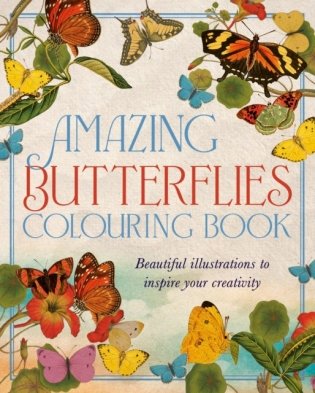 Amazing butterflies colouring book фото книги