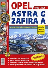 Автомобили Opel Astra G, Zafira A (1998-2006). Эксплуатация, обслуживание, ремонт фото книги