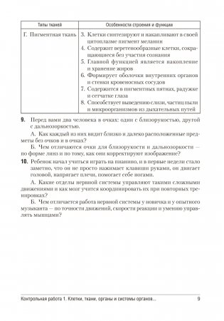 Биология. 9 класс. Сборник контрольных и самостоятельных работ. ГРИФ фото книги 8