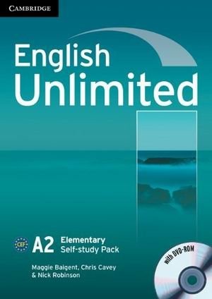 English Unlimited. Elementary. Self-study Pack (Workbook) (+ DVD) фото книги