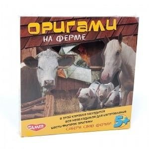 Игра детская "Оригами. На ферме" фото книги