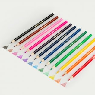 Карандаши цветные Мульти-Пульти "Друзья енота", 12vцв., трехгранные, заточен., тубус. Арт. CP_54163 фото книги 6