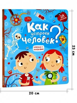 Как устроен человек? Книжка с окошками фото книги 8