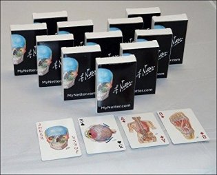 Netter Playing Cards: Netter's Anatomy Art Cards Box of 12 Decks фото книги