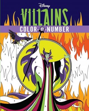 Disney Villains Color-By-Number фото книги