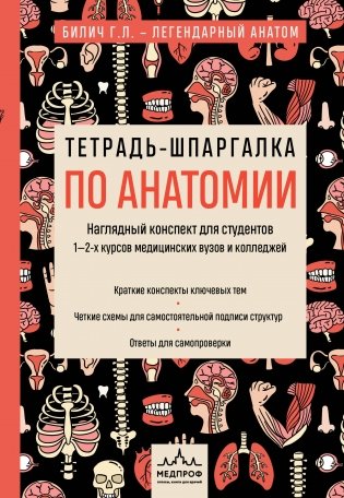 Тетрадь-шпаргалка по анатомии фото книги