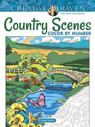 Country Scenes. Color by Number фото книги