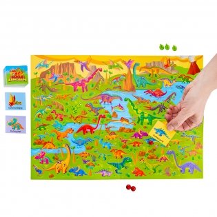 Игра детская настольная "Найди динозавра" фото книги 4