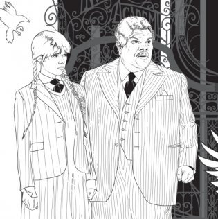 Wednesday Official Coloring Bk фото книги 6