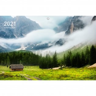 Календарь квартальный на 2021 год, трехблочный "Природа", 305x680 мм фото книги
