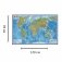 Физическая карта "Мир" 1:25 М, 120х78 см (с ламинацией в тубусе) фото книги маленькое 5