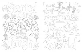 Disney Quotes to Live your Life by Colouring Book фото книги 3