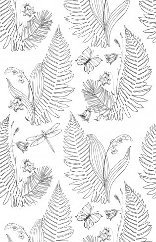 Зачарованный сад. Мини-раскраска-антистресс для творчества и вдохновения (обновленное издание) фото книги 20