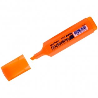Текстовыделитель MunHwa "UnderLine" оранжевый, 1-5 мм. Арт. ULF-11 фото книги