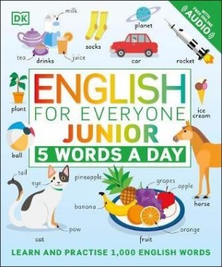 English for Everyone Junior: 5 Words a Day фото книги