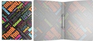 Файл на 2-х кольцах "Thank you!", A4, 24 мм фото книги