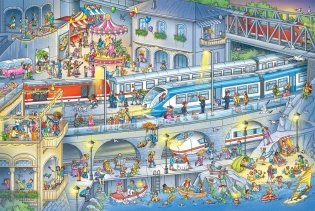 Поезда. Виммельбух фото книги 3