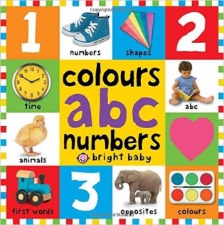 Colours ABC Numbers. Board book фото книги
