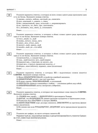 ЕГЭ-2025. Русский язык. 40 тренировочных вариантов экзаменационных работ для подготовки к ЕГЭ фото книги 9