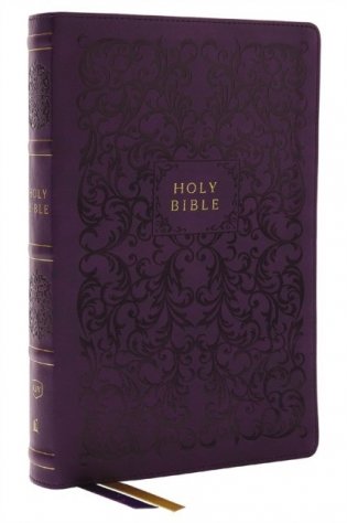 KJV Holy Bible, Center-Column Reference Bible, Leathersoft, Purple, 73,000+ Cross References, Red Letter, Thumb Indexed, Comfort Print: King James Version фото книги