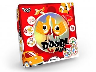 Детская настольная игра "Двойная картинка", арт. DBI-01-02 фото книги