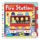 Busy Fire Station: Push, Pull and Slide the Scene to Bring the Busy Fire Station to Life! Board book фото книги маленькое 2