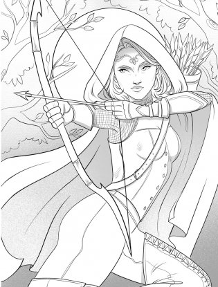 Romantasy: A Coloring Book фото книги 4