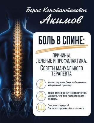 Боль в спине: причины, лечение и профилактика. Советы мануального терапевта фото книги
