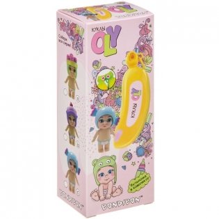 Набор игровой Bondibon "Куколка OLY", во фруктово-конфетной шапочке и аксессуарами в банане, девочка, 8 см, арт. 3370-1 фото книги 2