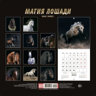 Календарь на 2022 год "Магия лошади" (КР23-22020) фото книги 2