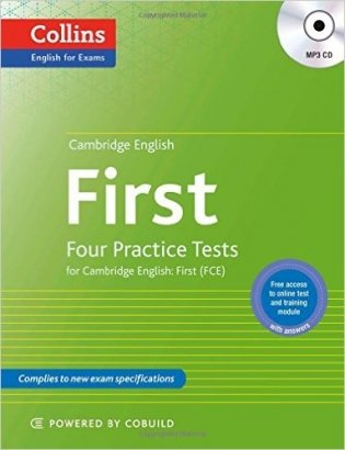 Cambridge English: First: Four Practice Tests For Cambridge English: First (+ CD-ROM) фото книги