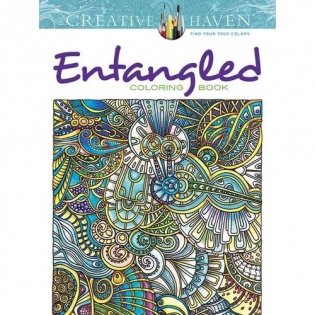 Creative Haven Entangled Coloring Book фото книги