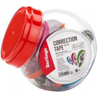 Корректирующая лента "Blitz", 5 мм, 6 м фото книги 4