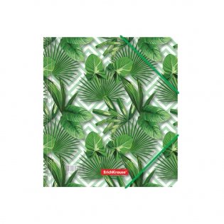 Папка для тетрадей на резинках "Tropical Leaves", A5+ фото книги