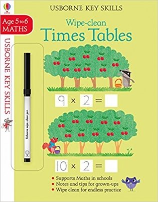 Wipe-Clean Times Tables 5-6 фото книги