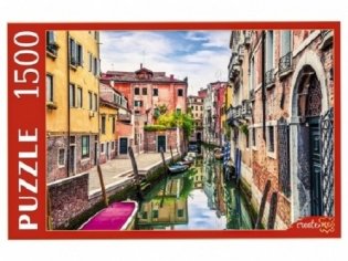 Пазлы "Италия. Яркая улица в Венеции", 1500 элементов фото книги