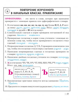 Русский язык. 5 класс. Опорные конспекты. ГРИФ фото книги 6