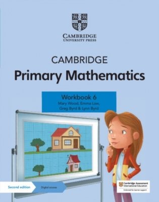 Cambridge primary mathematics workbook 6 with digital access (1 year) фото книги