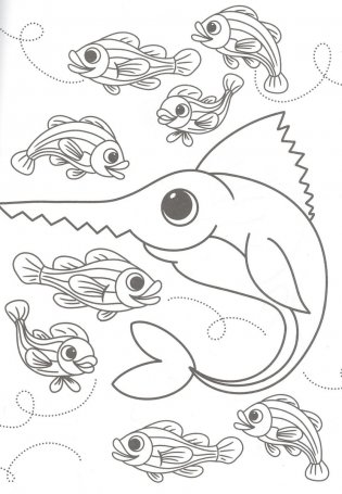 Раскраска. Кто живет в океане? фото книги 3