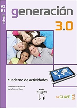 Generacion 3.0 A2-B1 Cuaderno de actividades + audio online фото книги