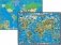 Детская карта мира, двусторонняя (настольная) фото книги маленькое 2