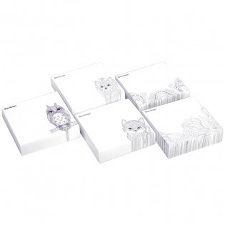 Блок для записи декоративный, на склейке 8,5x8,5 см, 200 листов фото книги 2